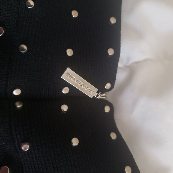 Michael Kors Black studded halter dress - Picture 2 of 5